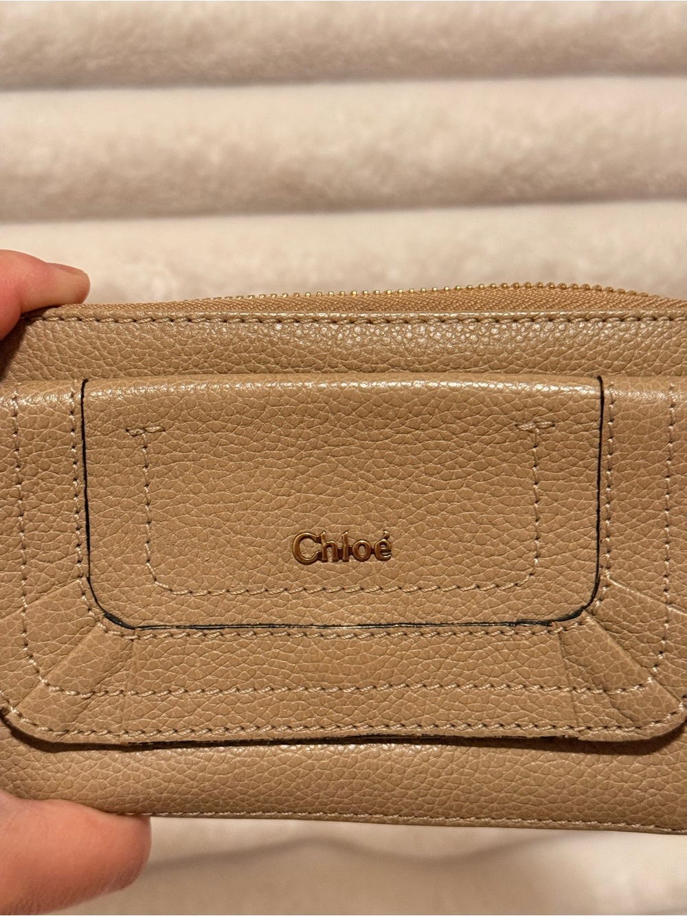 Chloé Paraty Zip Around Long Wallet With Dust Bag - Picture 15 of 16